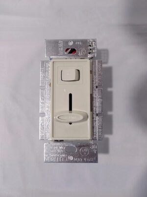 Lutron SLV-603P-LA Skylark 600W Magnetic Low Voltage 3-Way Dimmer LT Almond