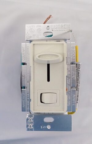 Lutron SELV-300P-LA Skylark 300W Electronic Low Voltage Preset Dimmer LT Almond