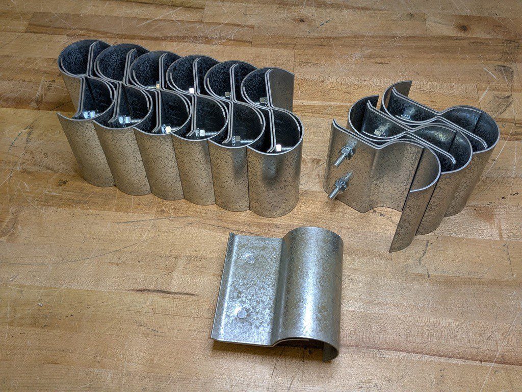 Steiner Welding Strip Curtain Kit w/ Mounting Hardware 6 Ft. Width 6 Ft. Height