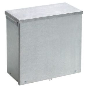 Hoffman 24" x 24" x 8" Type 3R Screw Cover Enclosure, Galvanized Steel