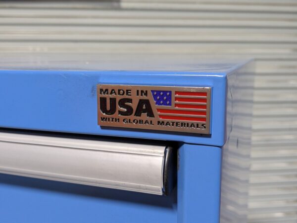 Lista Modular Storage Cabinet 10 Drawer 59 x 40 x 22 Steel Blue SCRATCH N DENT