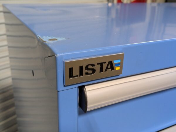 Lista Modular Storage Cabinet 10 Drawer 59 x 40 x 22 Steel Blue SCRATCH N DENT