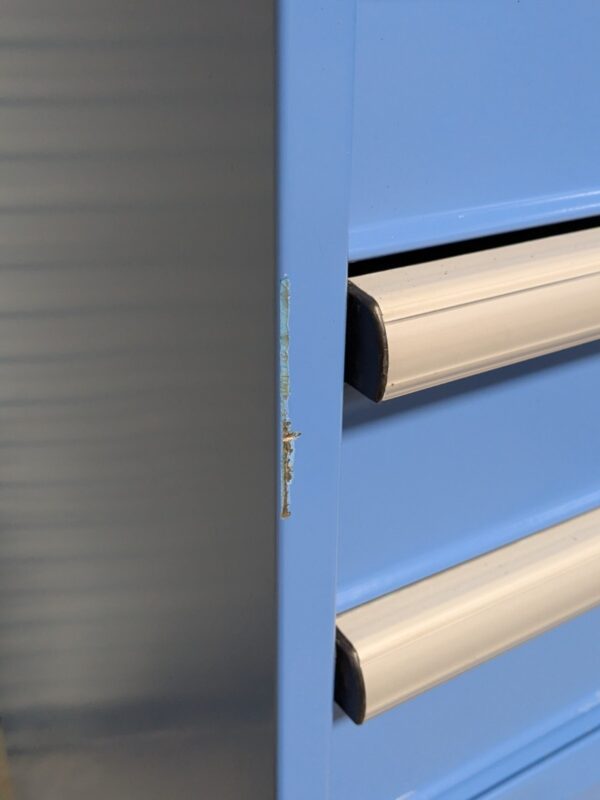 Lista Modular Storage Cabinet 10 Drawer 59 x 40 x 22 Steel Blue SCRATCH N DENT