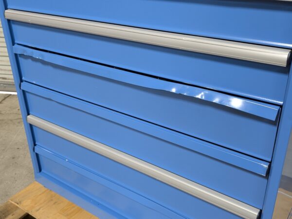 Lista Modular Storage Cabinet 10 Drawer 59 x 40 x 22 Steel Blue SCRATCH N DENT