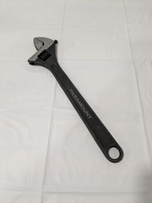 Paramount Black Oxide 18" Adjustable Wrench: 2-1/16" Jaw Capacity PAR-AP-18B