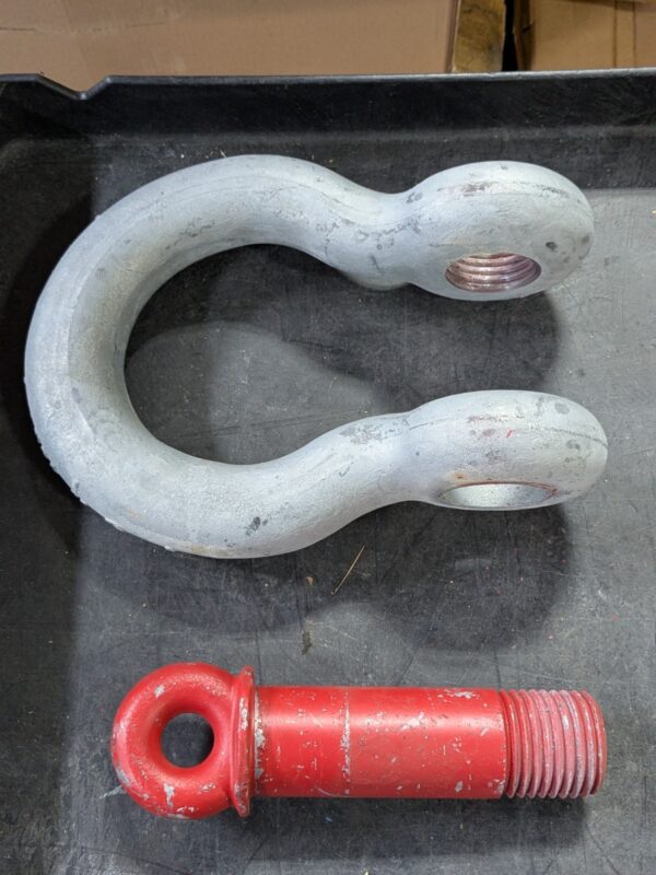 Crosby Screw Pin Anchor Shackle 35 Ton Load Capacity 2" Chain Carbon Steel