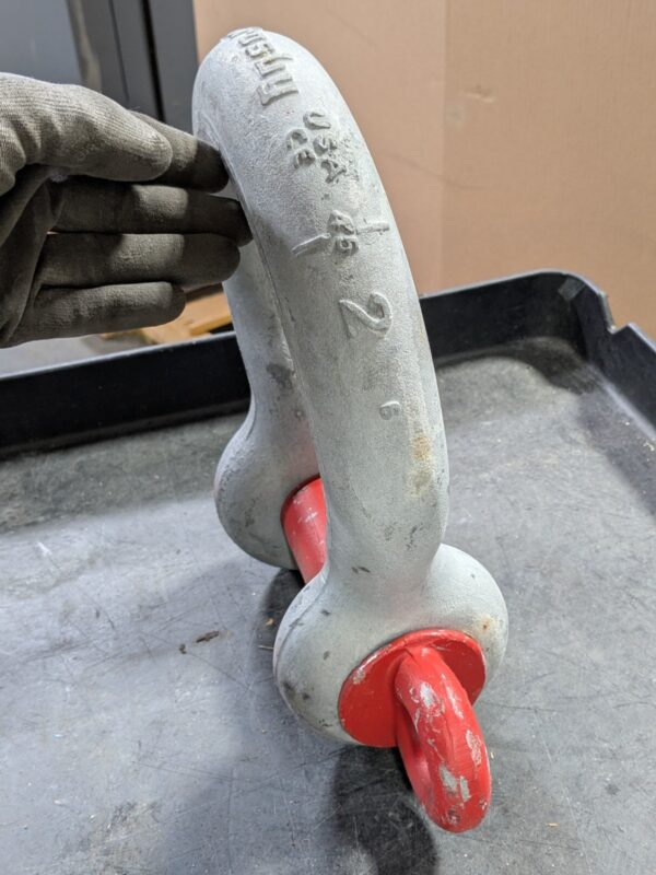 Crosby Screw Pin Anchor Shackle 35 Ton Load Capacity 2" Chain Carbon Steel