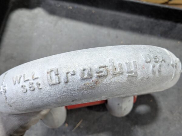 Crosby Screw Pin Anchor Shackle 35 Ton Load Capacity 2" Chain Carbon Steel