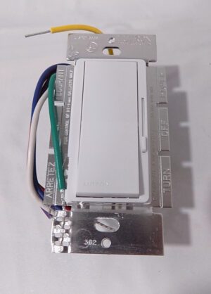 Lutron DVF-103P-277-WH Diva 277V / 6A Fluorescent 3-Wire HiLume LED 3-way Dimmer