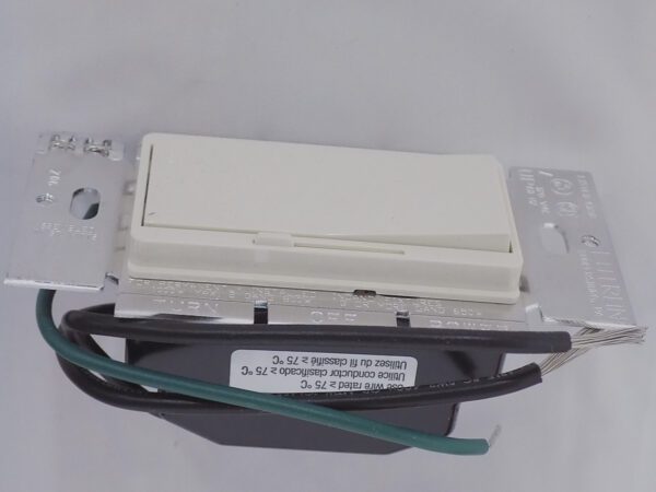 Lutron DV-10P-LA Diva 1000W Incandescent / Halogen Single Pole Dimmer LT Almond