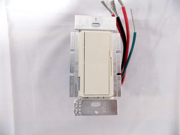Lutron DV-103P-LA Diva 1000W Incandescent / Halogen 3-Way Dimmer Light Almond