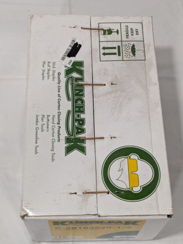 KLINCH-PAK Narrow Crown Construction Staple 1/2" X1/2" Box of 24000 K-SB103020