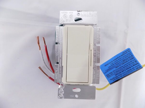 Lutron DVELV-303P-LA Diva 300W Electronic Low Voltage 3-Way Dimmer Almond