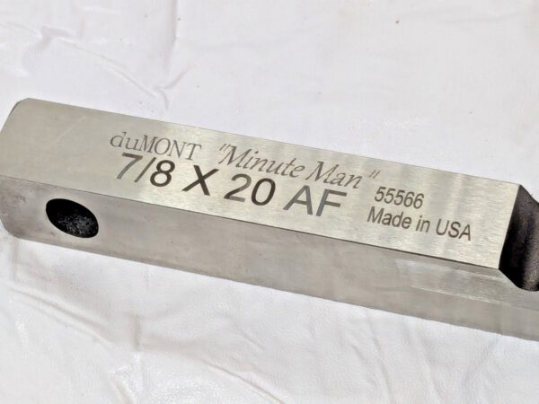 DuMont MinuteMan Keyseating Broach Type AF 7/8" Width X 1" High X 20" OAL 55566