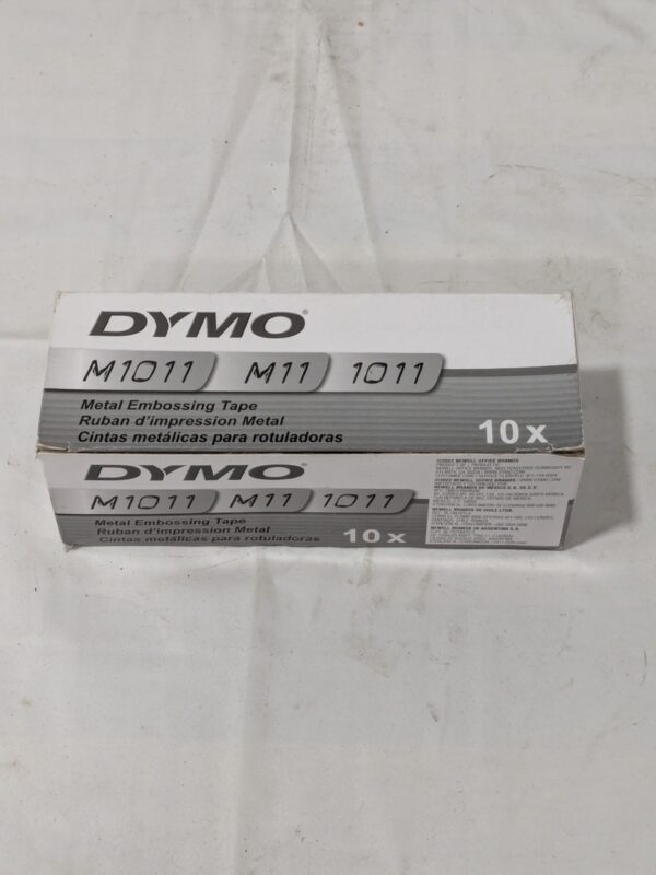 DYMO Embossing Tape: 1/2" Wide, 16' Long Box of 10 31000